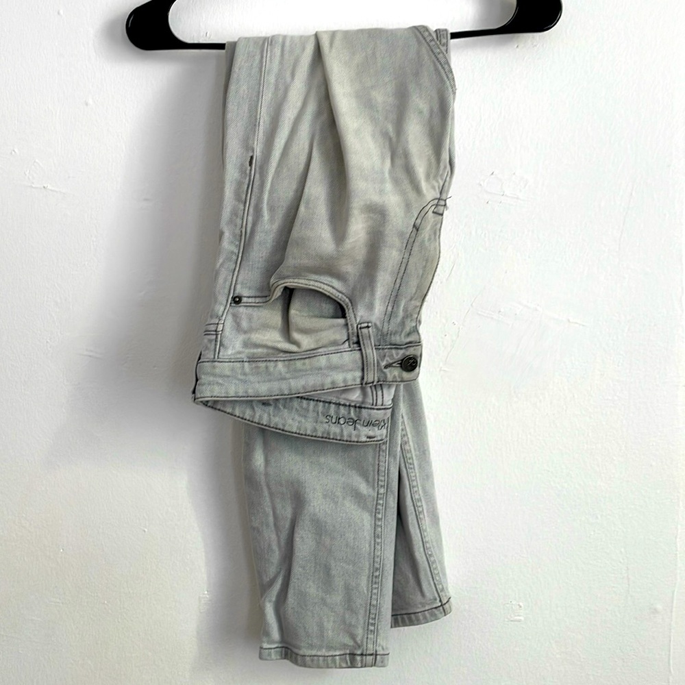 Calvin Klein, Skinny Jeans - washed light blue / grey